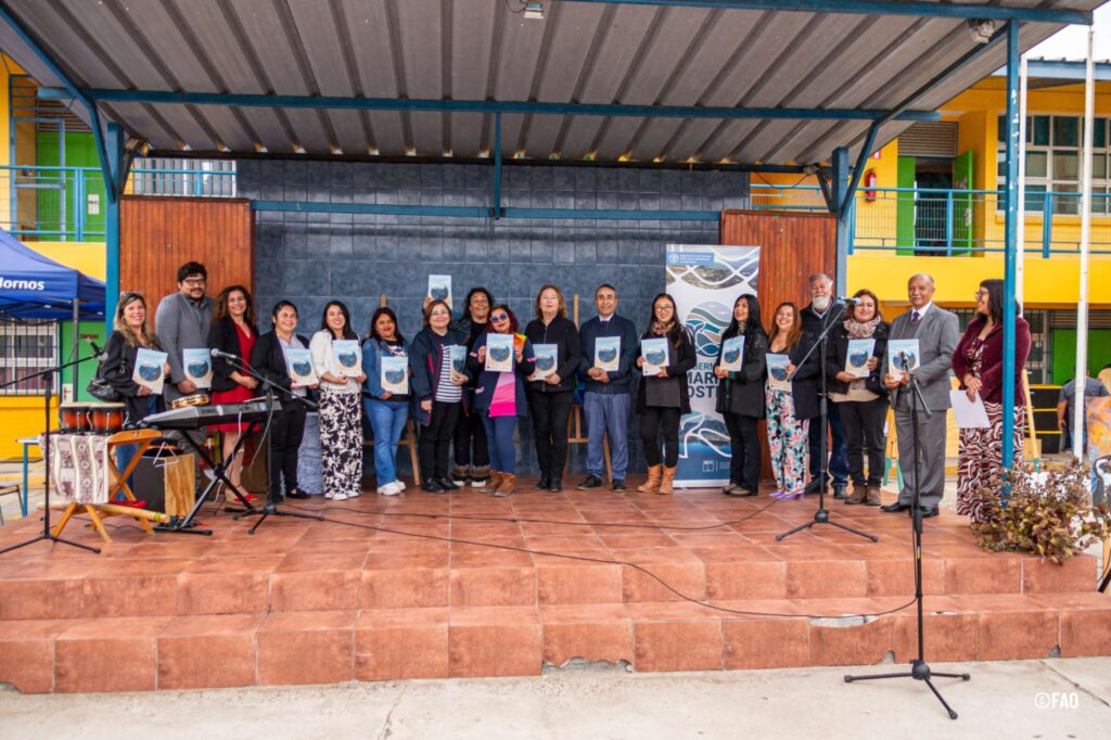 Lanzamiento Guía SNCAE en Caleta Los Hornos, Coquimbo.